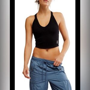 Free People FP Movement All Clear Crop Racerback Tank - XS/S